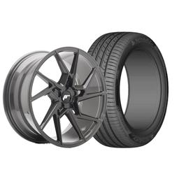 Complete wheel set of JR33 Hyper gray