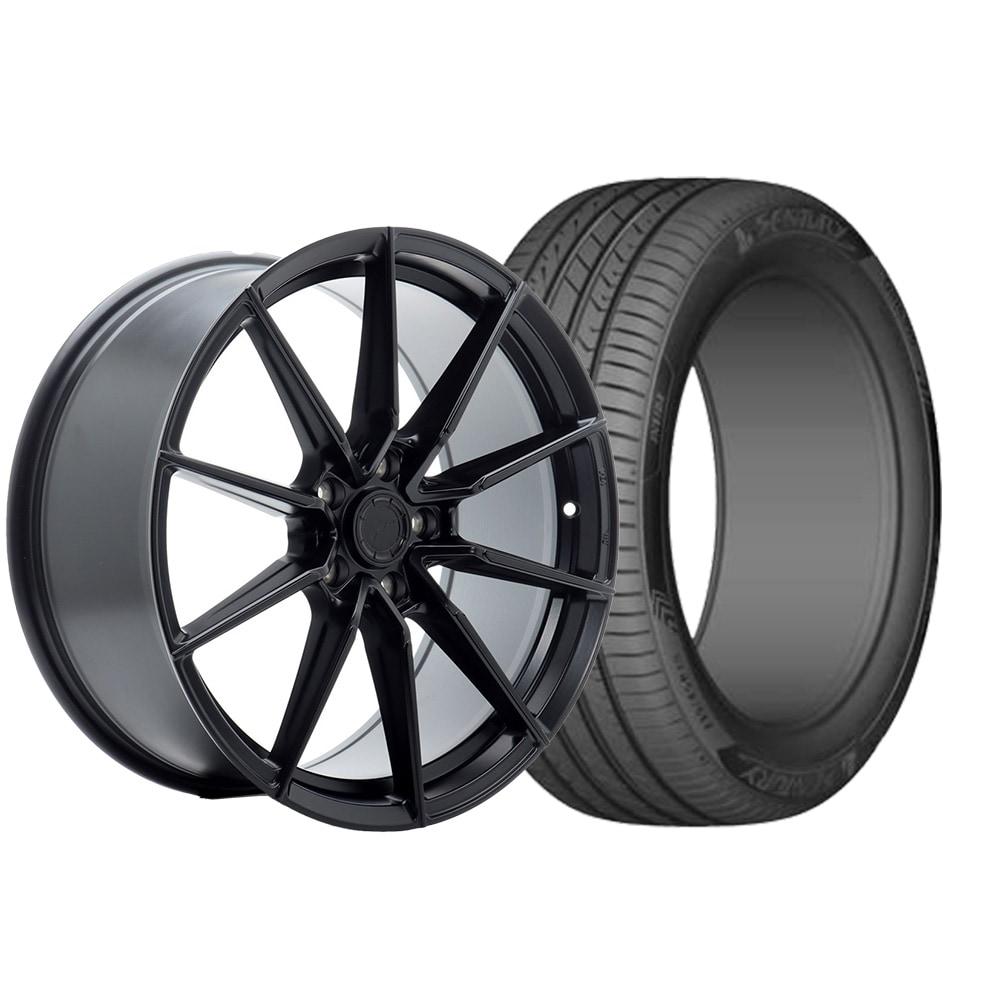 Complete wheel set of JR SL02 Black