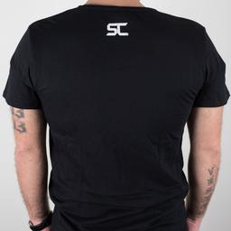 T-shirt SC ROYL Black/turquoise