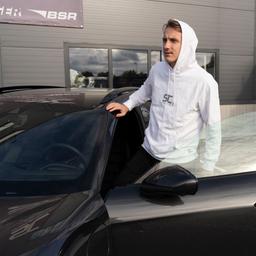 Hoodie SC - Passion for Cars - Vit