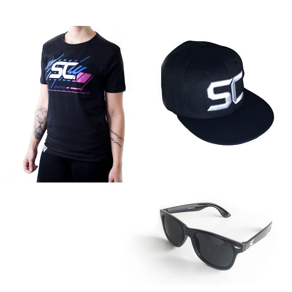 SC Kit: Keps, Solglasögon och T-shirt