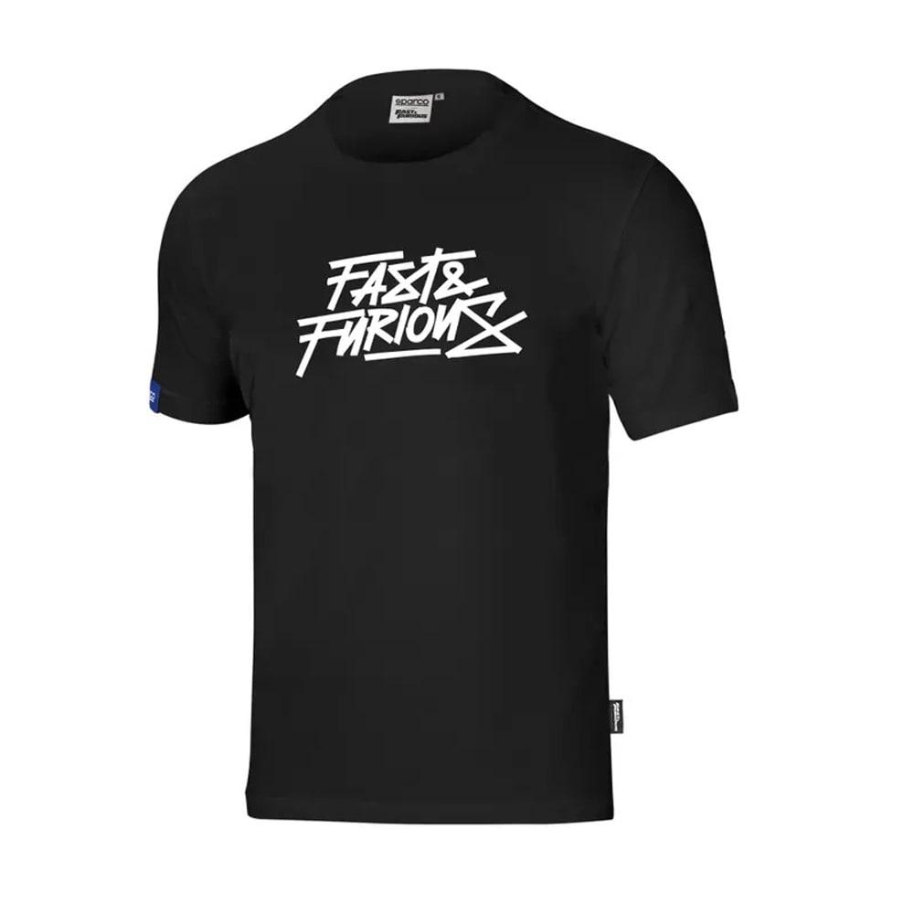 Svart / Vit Sparco T-Shirt Fast & Furious