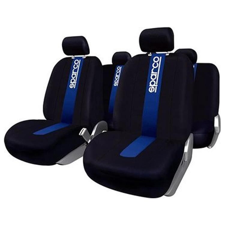 Blue Sparco Racing Seat Cover