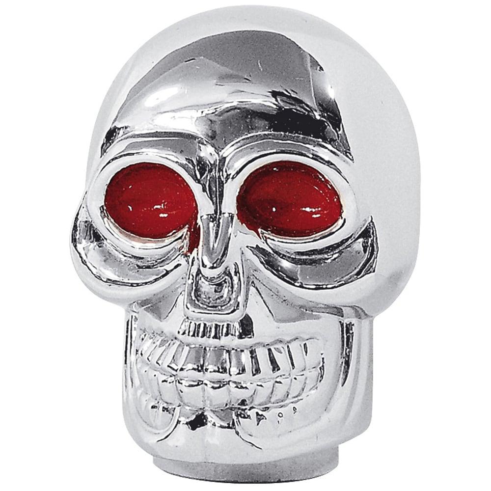 Gearshift Knob Skull With Red Eyes