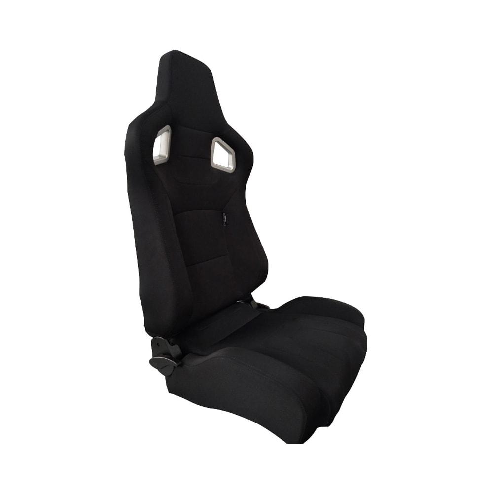 Sports car seat chair Type RS6-II Textile Black