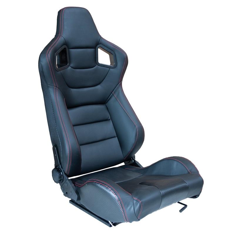 Sports car seat chair Type RK Black/Red