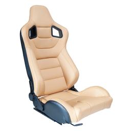 Sports car seat chair Type RK Beige
