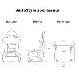 Sport seat Type MO Red