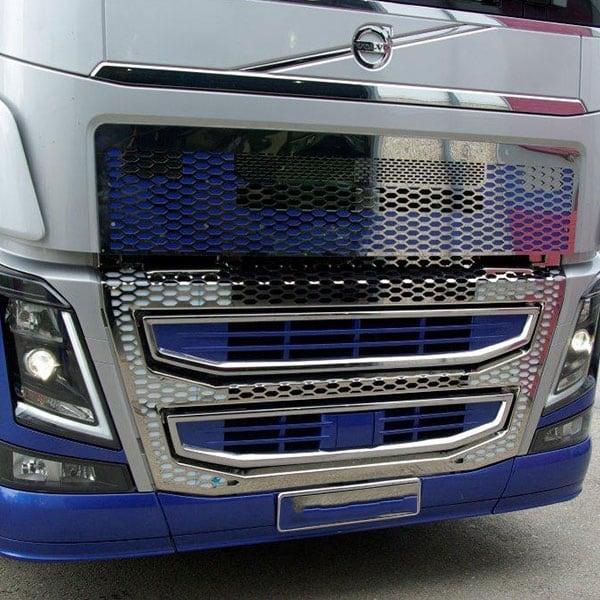 Frontgrill Stainless Steel Steel That Fit that fits Volvo FH4