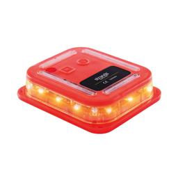 Flashlight SMART warning light 6-p LED, amber, magnet, rechargeable