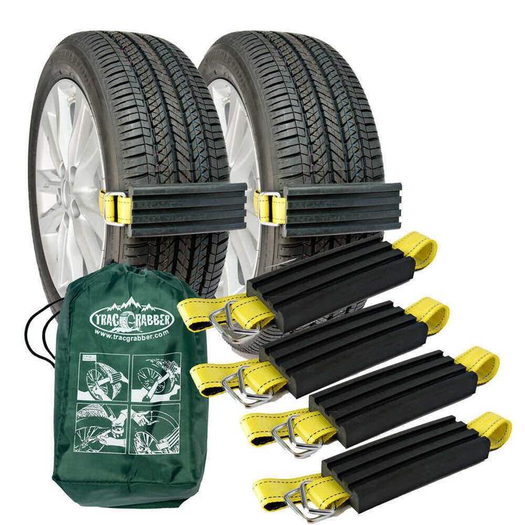 TracGrabber tire traction straps for cars and ATVs