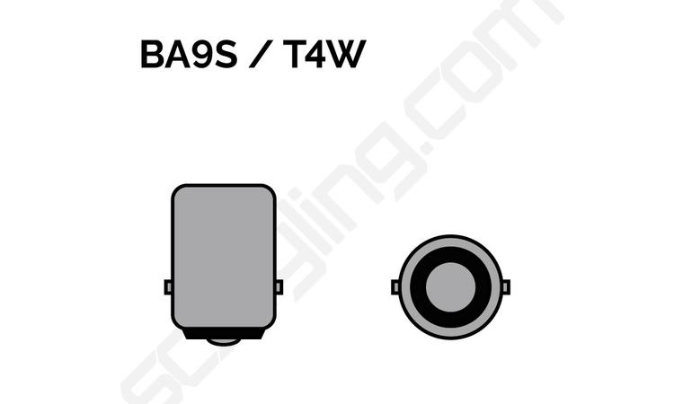 BA9S LED (T4W LED) för blinkers, bakljus, bromsljus & skyltbelysning