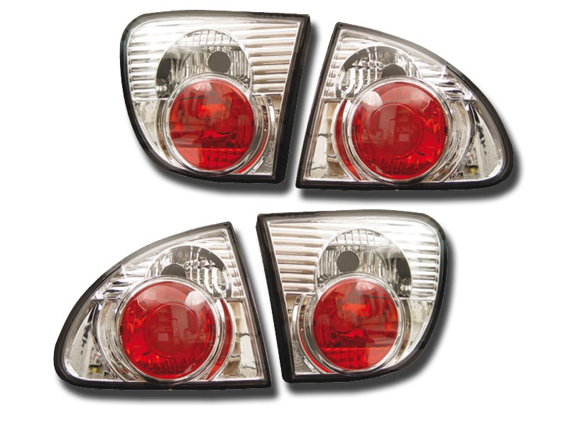 Chrome Tailights Trim Bezel Surround Rim For Lexus LS460