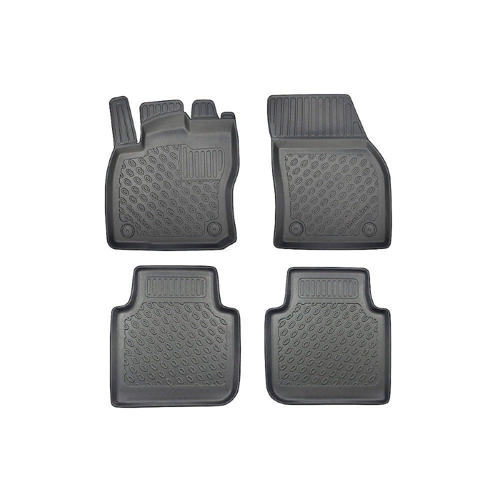 Plastic Floor Mats VW Tiguan II / Skoda Kodiaq / Seat Tarraco